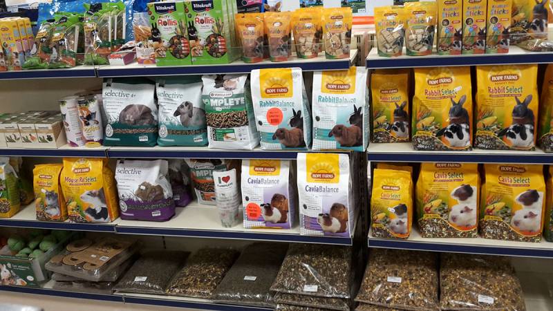 Knaagdier voer assortiment in Gunnewick Tuin en Dier, dierenwinkel in regio Aalten